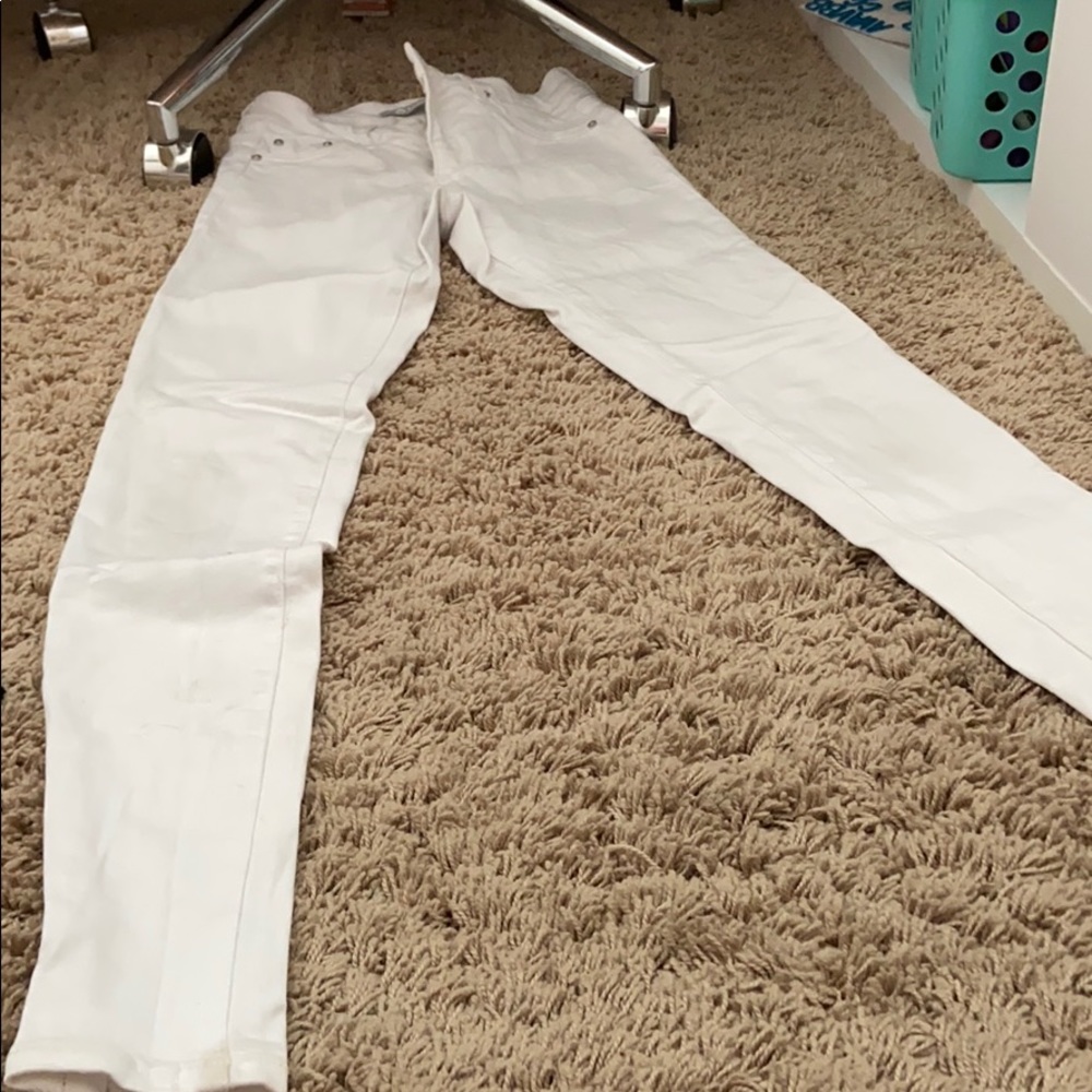 Tractr white skinny jeans